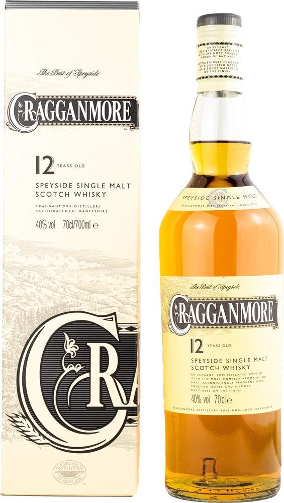 Cragganmore Speyside Single Malt Scotch Whisky 12 years