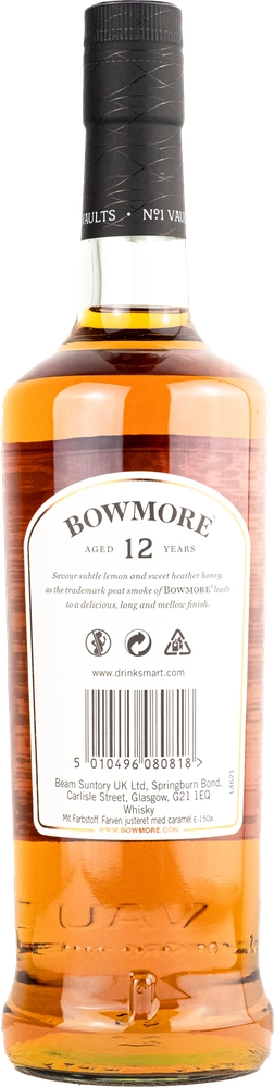 Bowmore Islay Single Malt Scotch Whisky 12 years