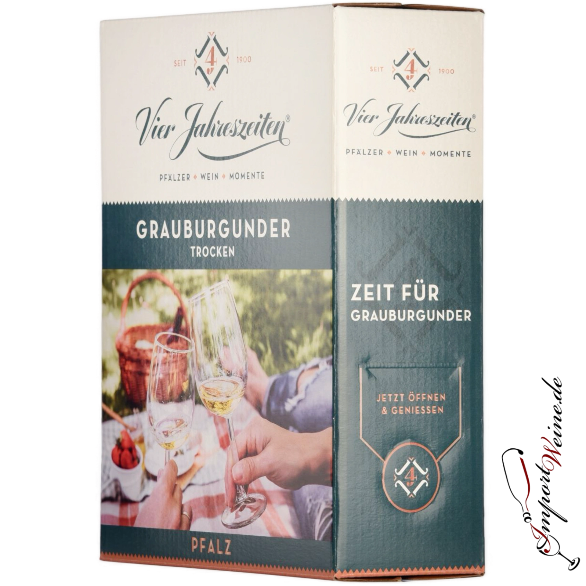 Vier Jahreszeiten Winzer Grauburgunder trocken 2025 3.00 Liter BIB