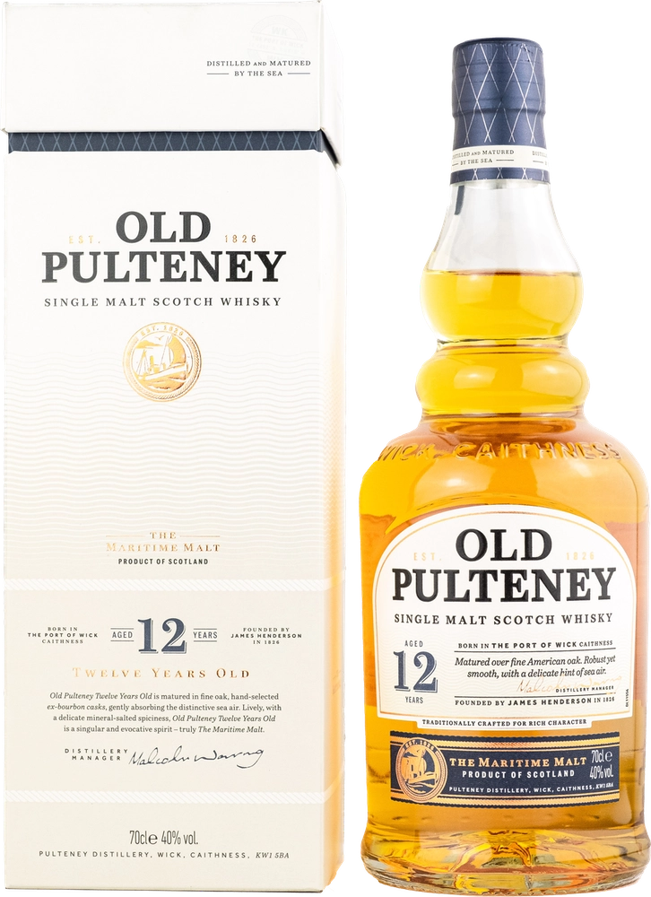 Old Pulteney Highlands Single Malt Whisky 12 Jahre 0.7L