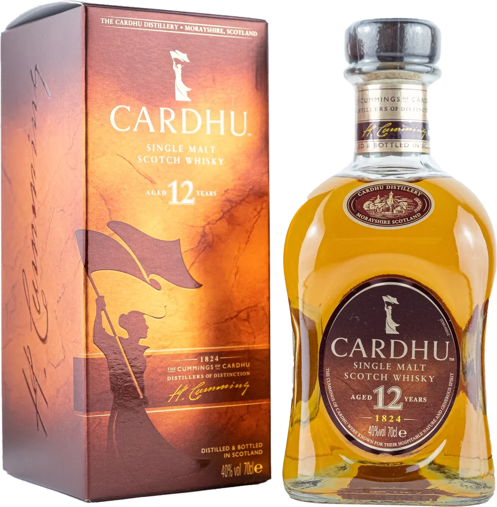 Cardhu Single Malt Scotch Whisky 12 years