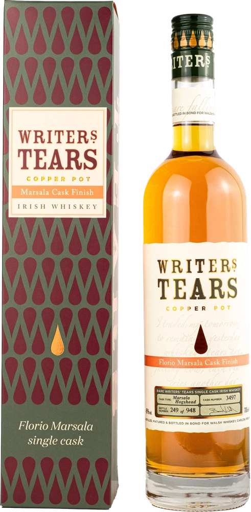 Writers Tears Copper Pot Marsala Single Cask Irish Whiskey 45% 0.70l