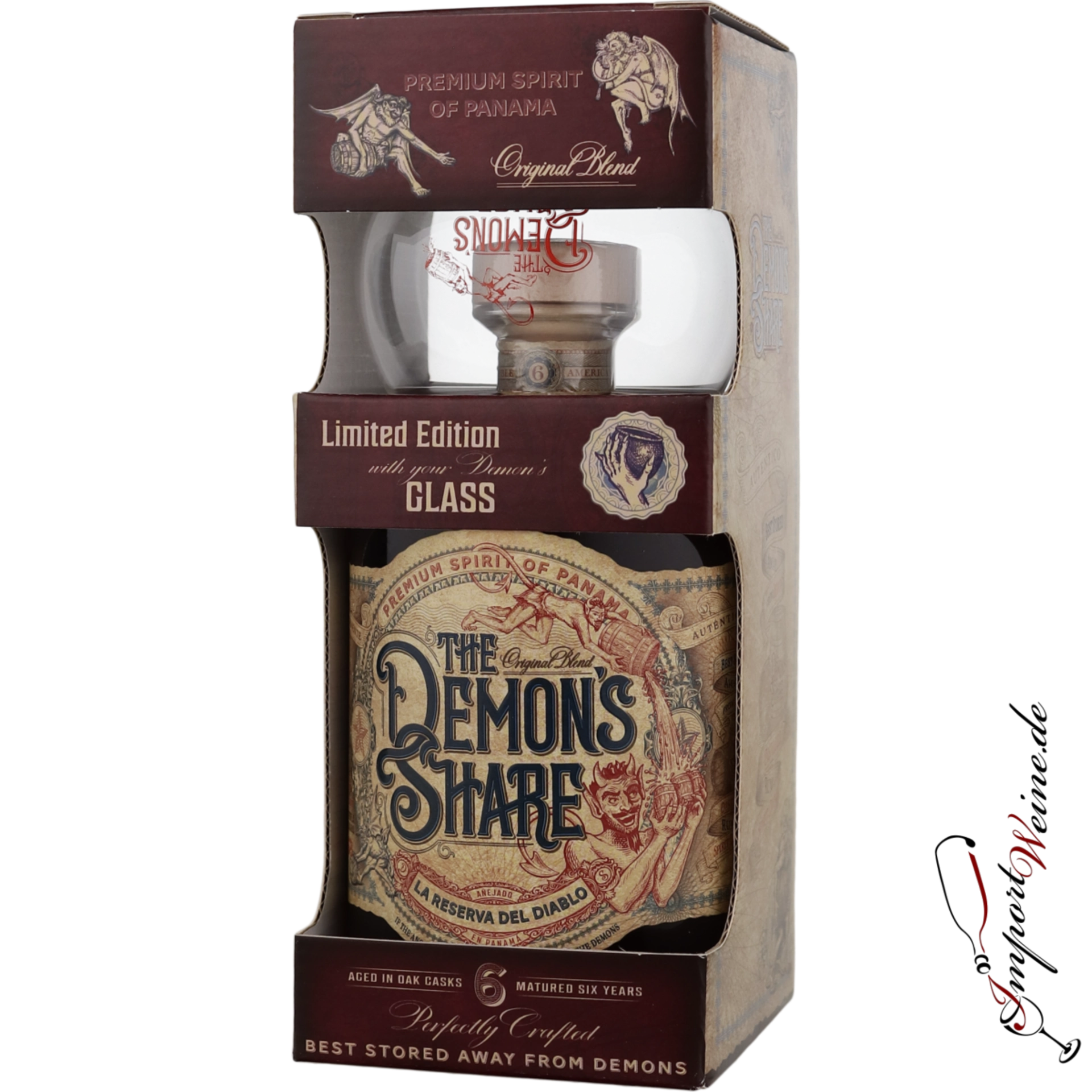 The Demon's Share 6 Years Panama 40% 0.70l