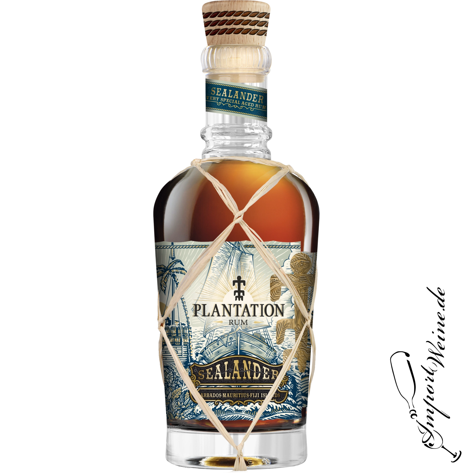 Plantation Rum Sealander Barbados-Mauritius-Fiji Islands-Rum 40% 0.70l