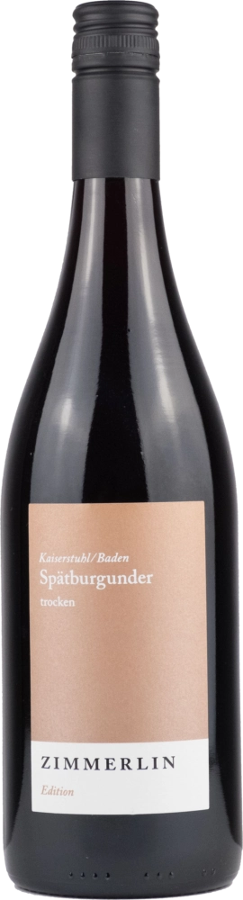 Zimmerlin Spätburgunder Rotwein Edition trocken Zimmerlin Spätburgunder Edition trocken 2022