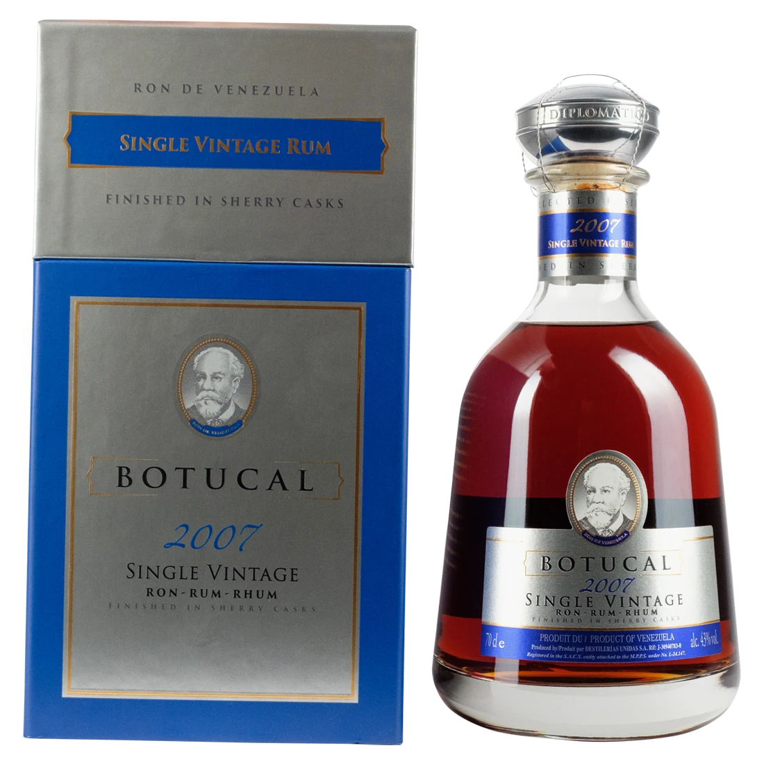 Botucal Rum Single Vintage 2007 43%