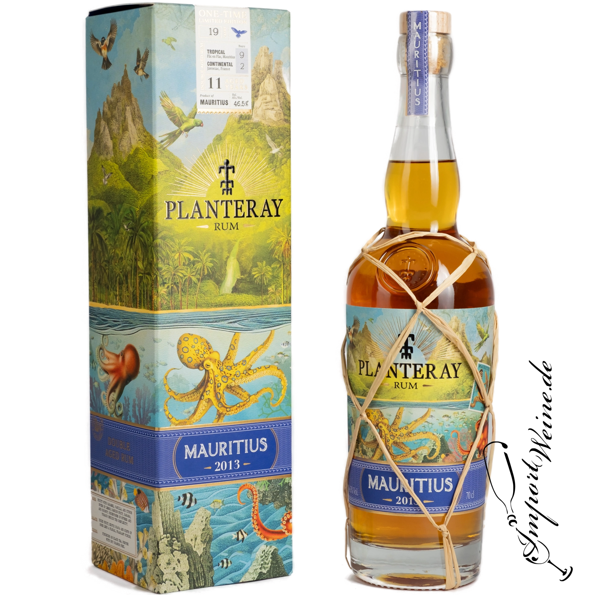 Planteray Mauritius 2013 One-Time Limited Edition 46,5% 0,70L Planteray Mauritius 2013 One-Time Limited Edition 46,5% 0,70L