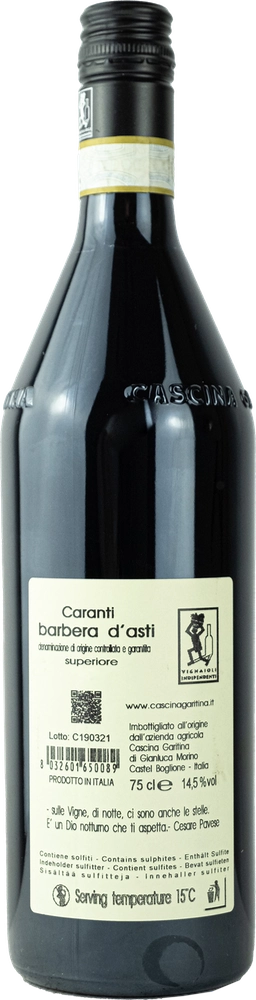 Cascina Garitina Caranti Barbera d`Asti Superiore DOCG 2019