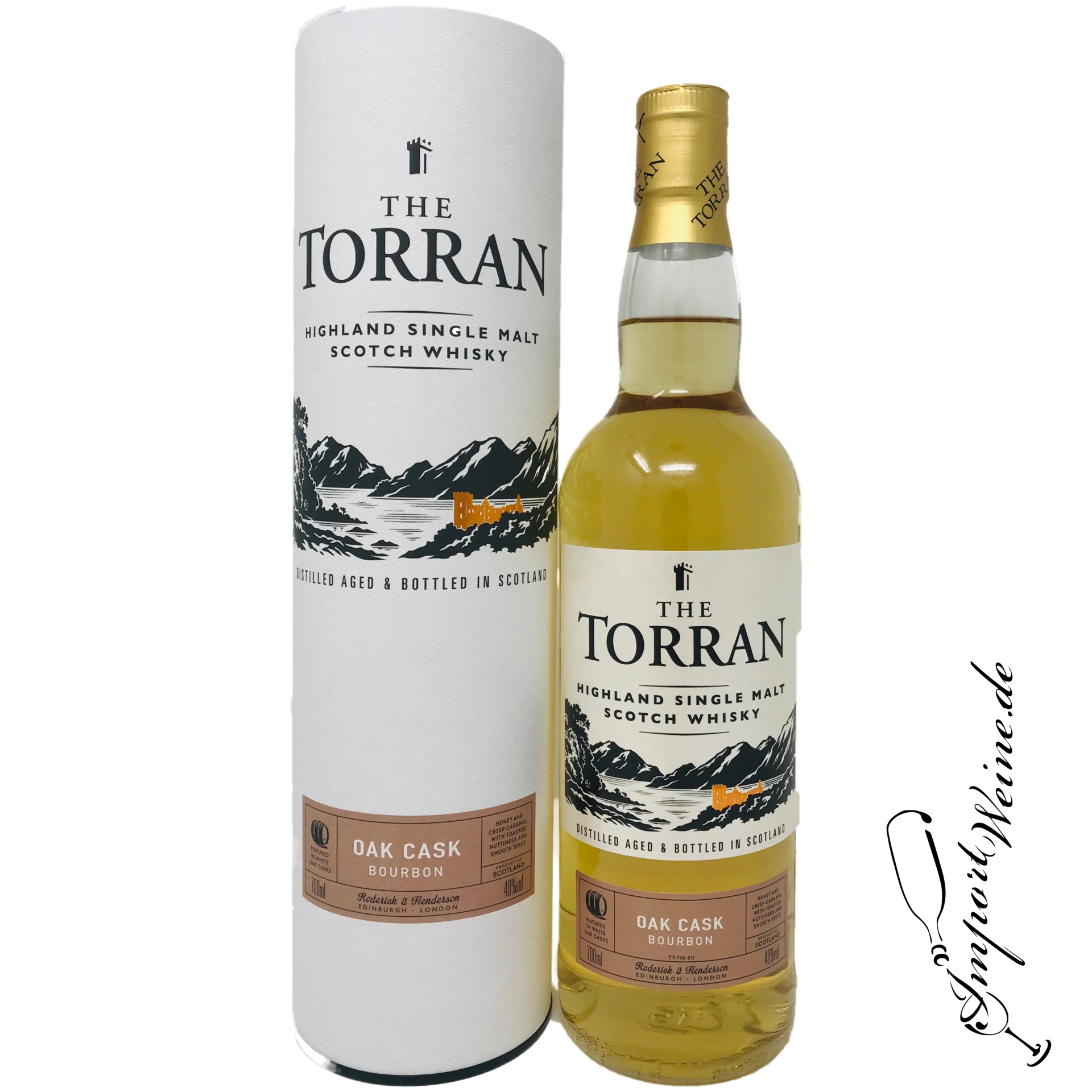 The Torran Highland Single Malt Scotch Whisky Oak Cask Bourbon 40% 0.70l The Torran Highland Single Malt Scotch Whisky Oak Cask Bourbon 40% 0.70l