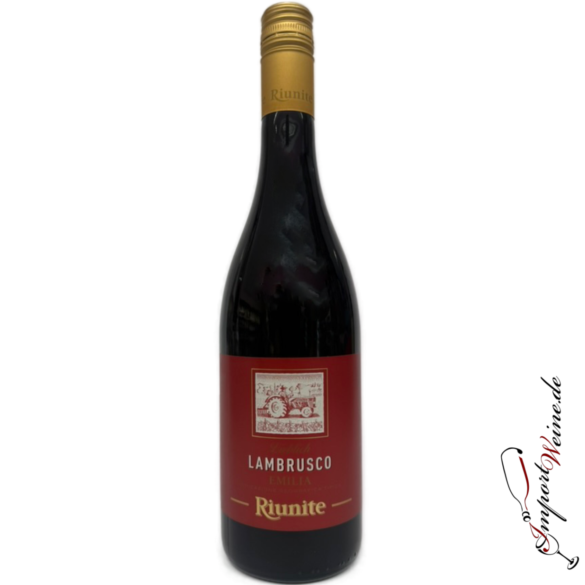 Riunite Lambrusco dell'Emilia Frizzante Rosso IGT lieblich