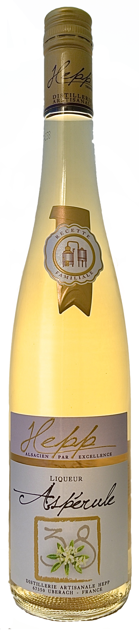 Distillerie Hepp Liqueur Aspérule Waldmeisterlikör Nr. 38