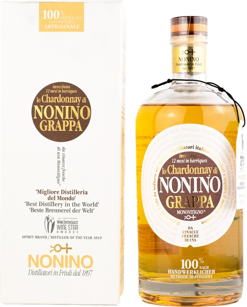Grappa Nonino Lo Chardonnay di Monovitigno 41% 0.70l