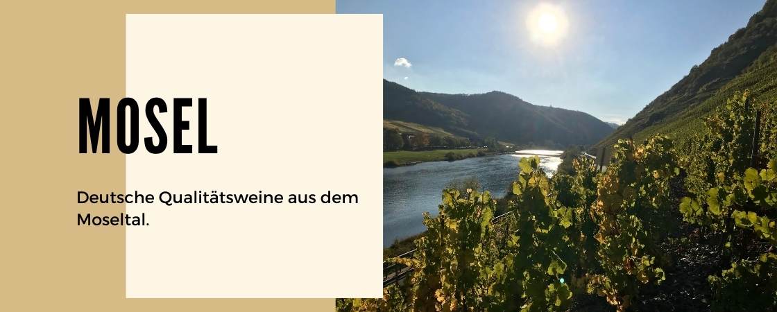 Weinanbaugebiet Mosel in Deutschland
