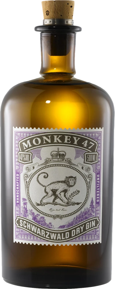 Monkey 47 Dry Gin 47% 0.50l Schwarzwald Monkey 47 Dry Gin 47% 0.50l Schwarzwald