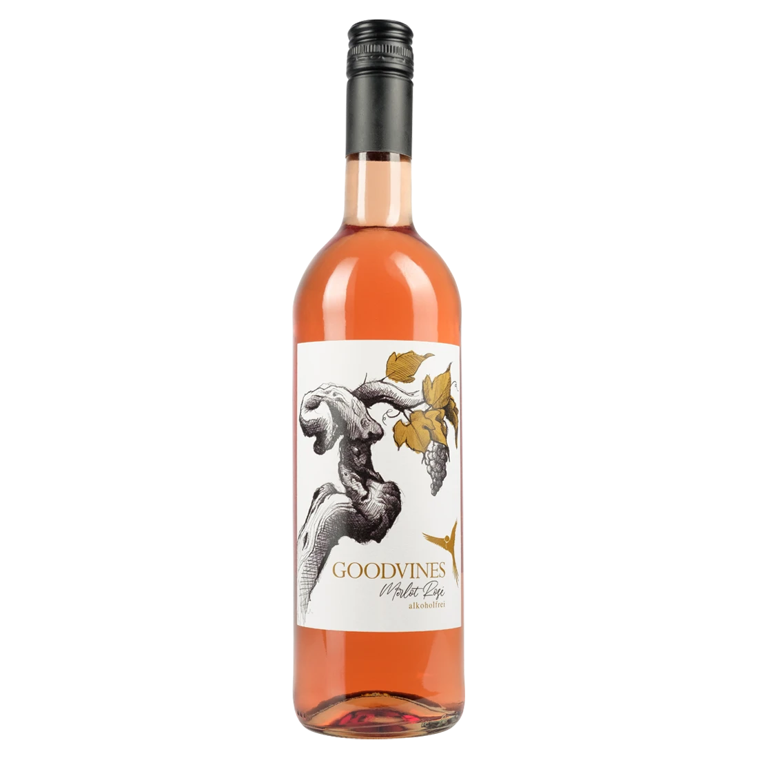 GOODVINE'S Merlot Rosé alkoholfrei 0.75 L.