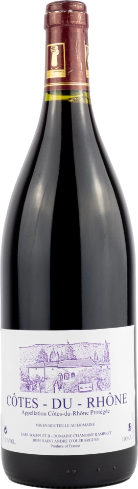Côtes du Rhône Rouge AC Liter Domaine Chanoine Rambert