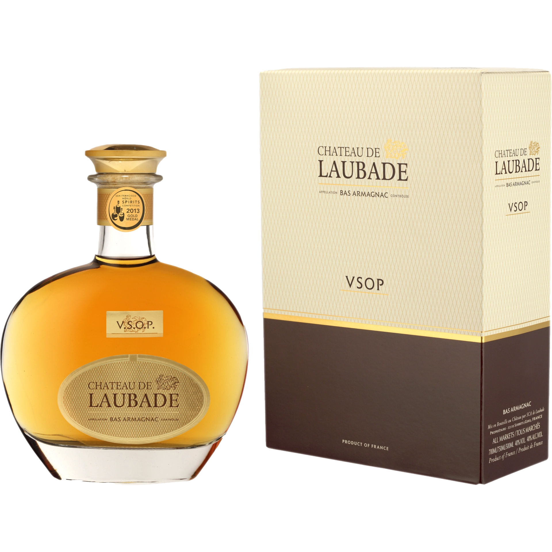 Bas Armagnac VSOP Château de Laubade 40% 0.70l