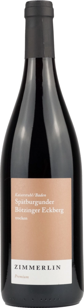 Zimmerlin Premium Spätburgunder Bötzinger Eckberg Spätlese 2017