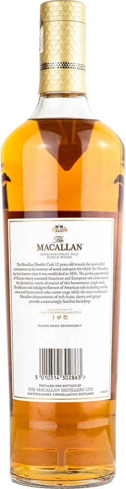 The Macallan Highland Single Malt Scotch Whisky 12 years Double Cask