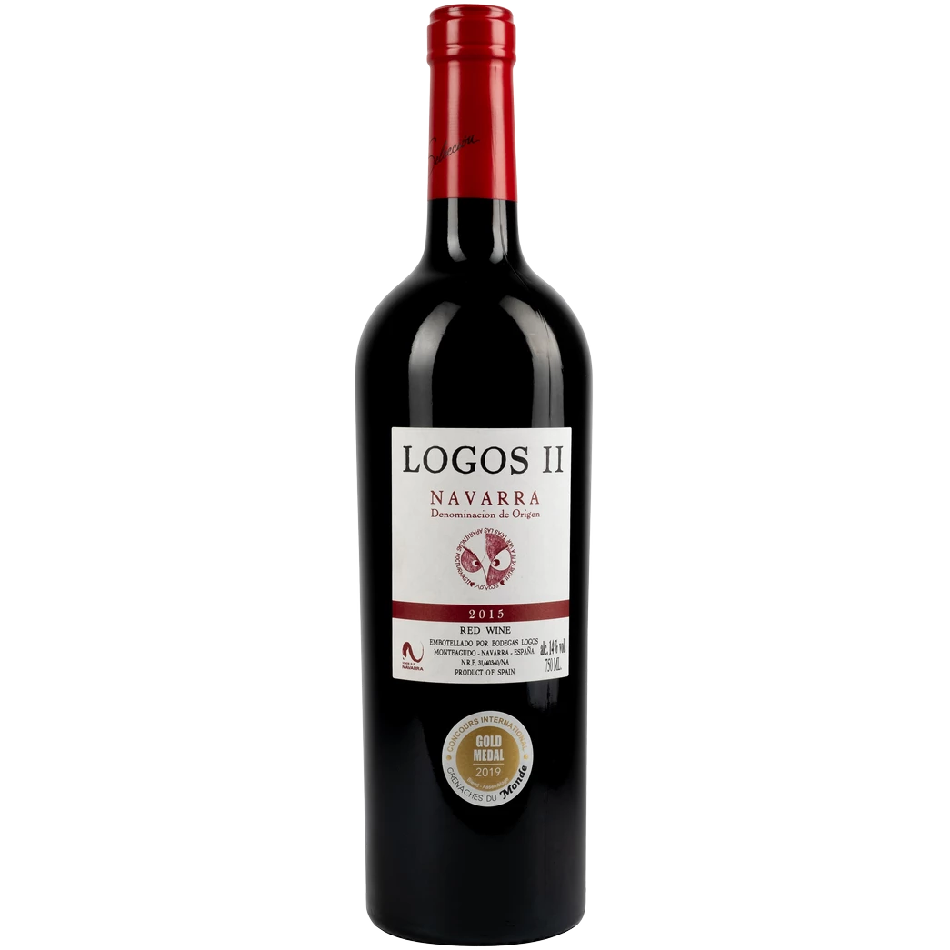 Bodegas Logos Navarra Tinto Logos II 14 Meses Barricas D.O. 2015