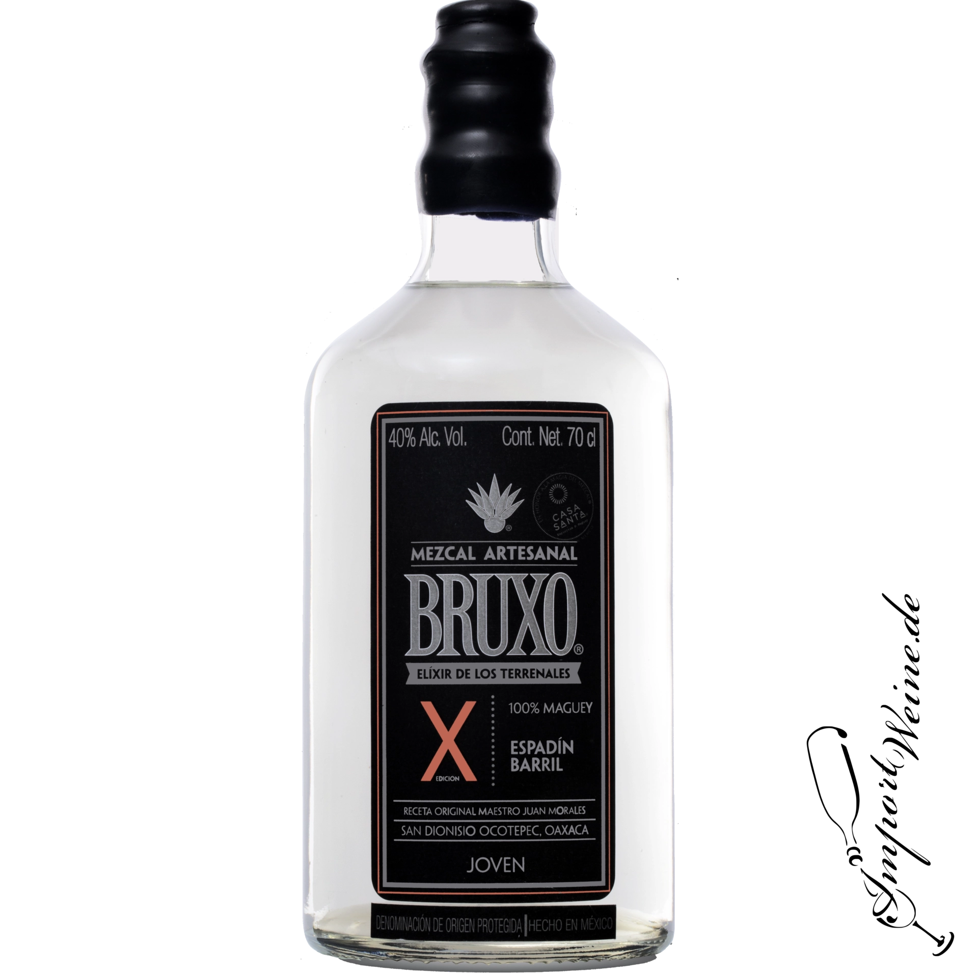 Bruxo Mezcal X Espadin Barril Joven 40% 0.70L