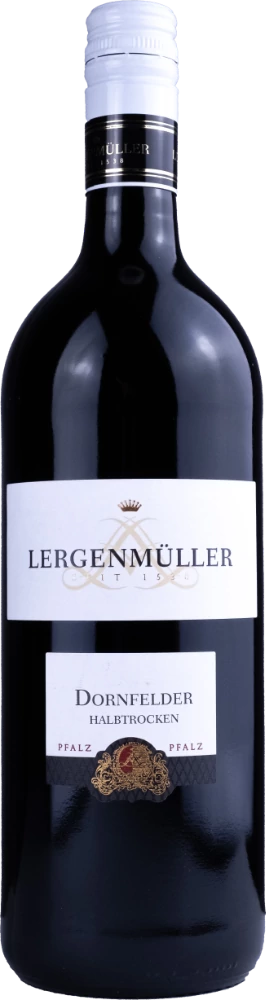 Lergenmüller Dornfelder halbtrocken 1 Liter