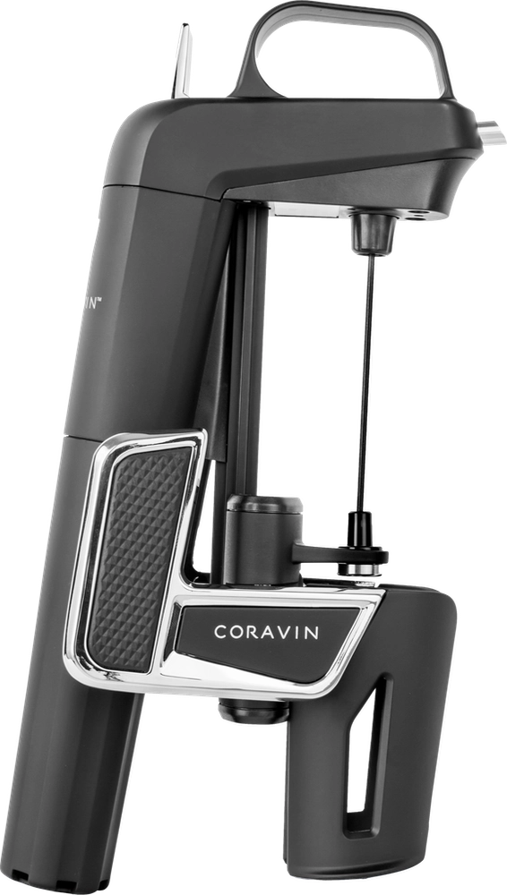 Coravin Model Two Elite System Mattschwarz + Podest Premium