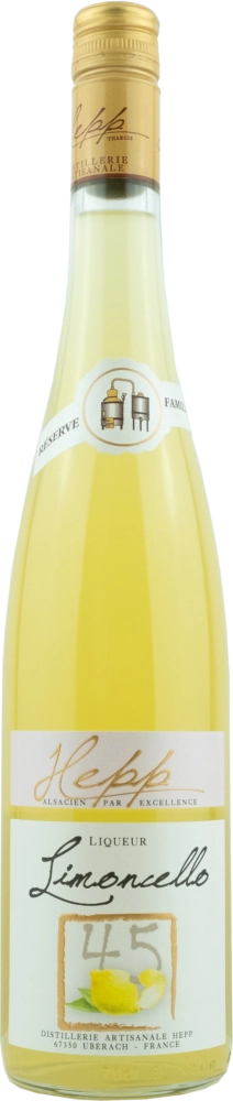 Distillerie Hepp Liqueur Limoncello Nr. 45 Zitronenlikör