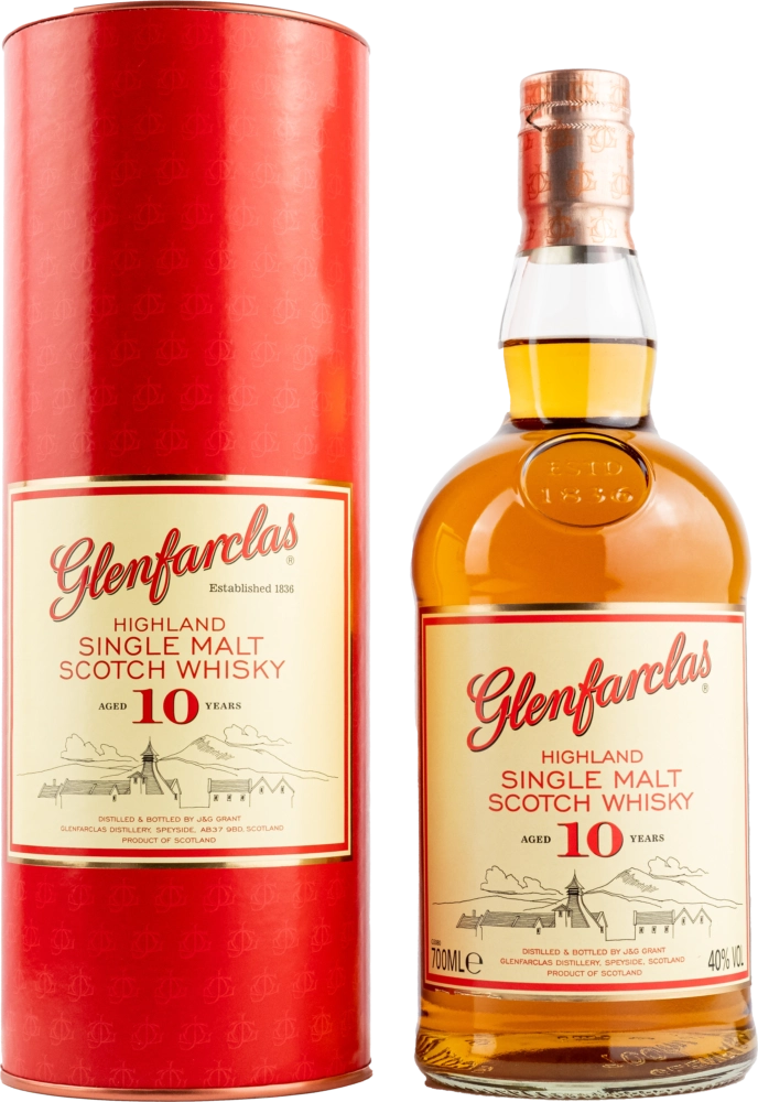 Glenfarclas Highland Single Malt Scotch Whisky 10 years