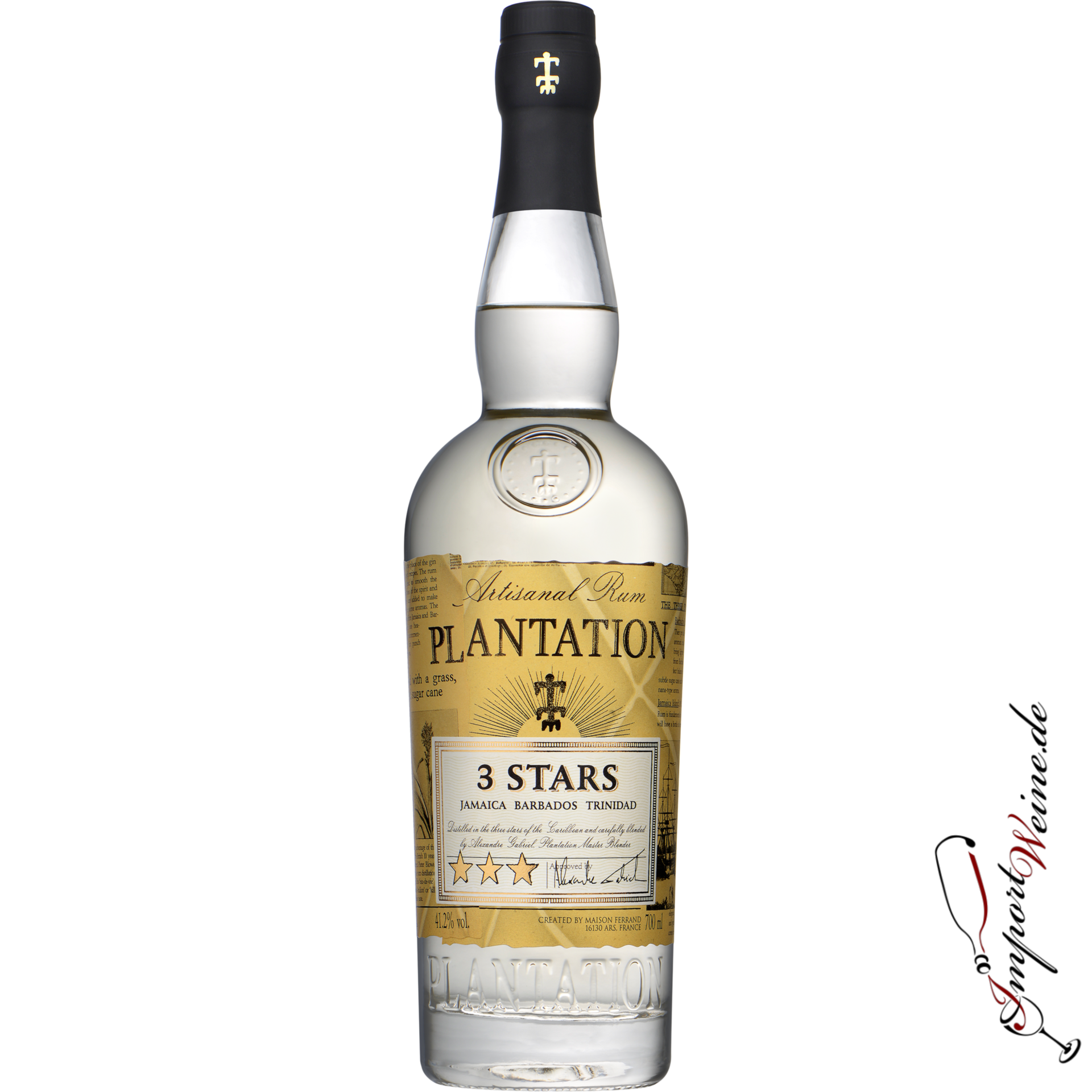 Planteray Rum White Tree Stars Barbados & Jamaica 41,2%