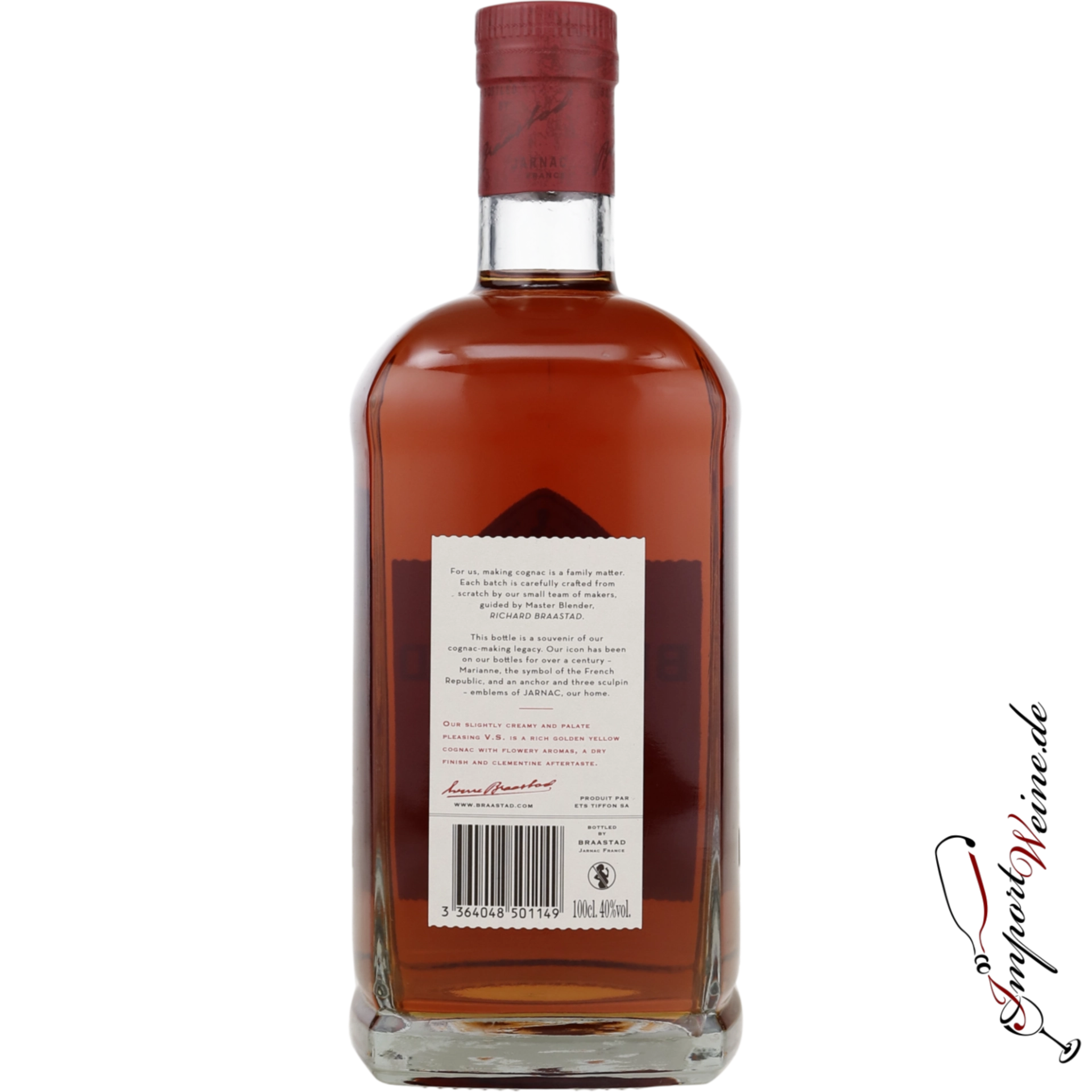 Braastad Cognac VS 40% 1 l