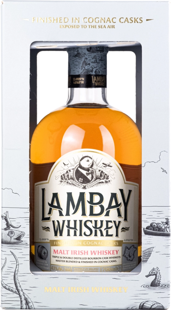 Lambay Irish Single-Malt  Whiskey 43% 0,70l