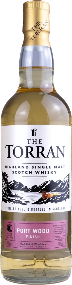 The Torran Highland Single Malt Scotch Whisky Port Wood Finish 40% 0.70l The Torran Highland Single Malt Scotch Whisky Port Wood Finish 40% 0.70l
